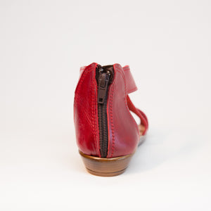 Mellon / kožené sandály červené