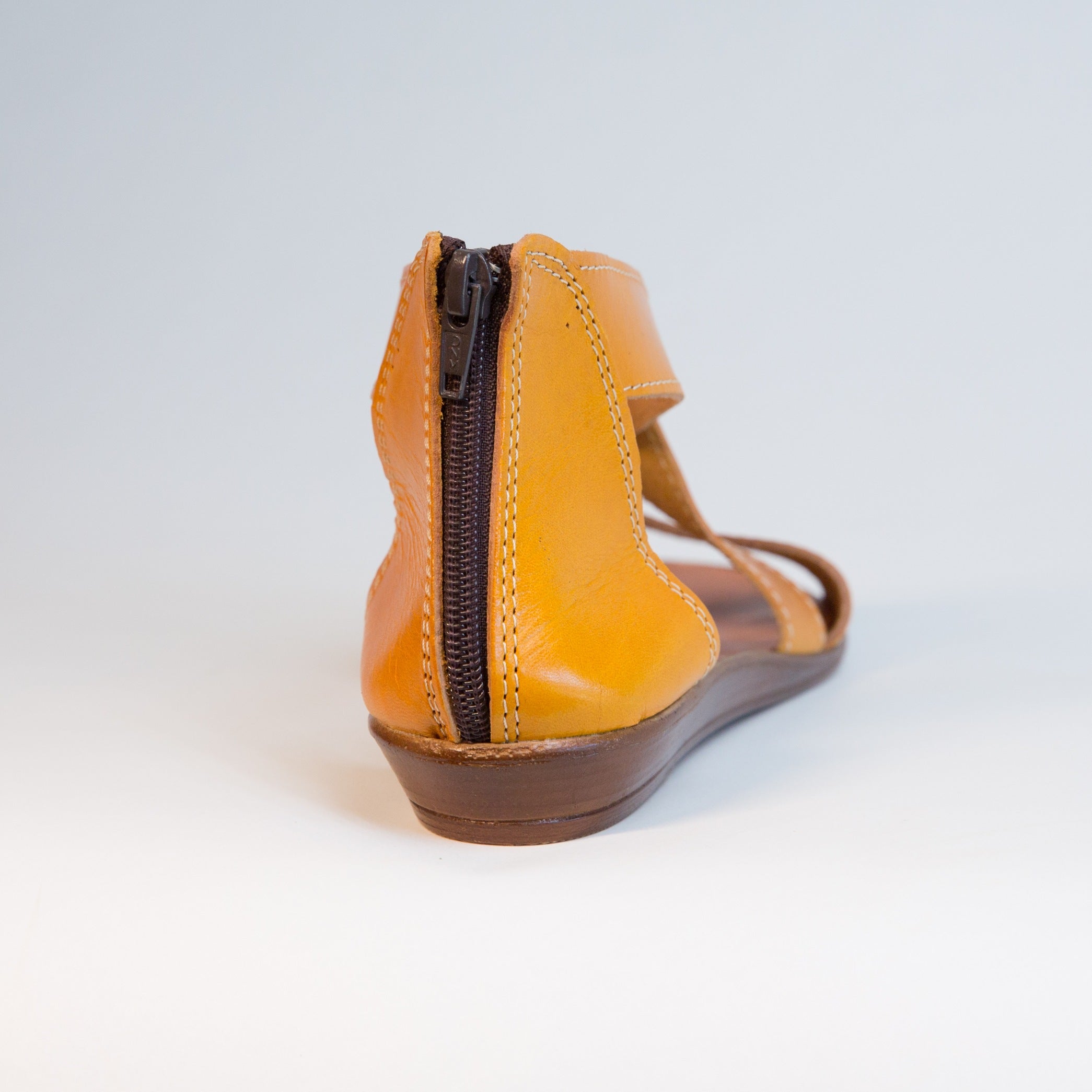 Mellon / kožené sandály žluté